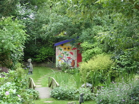 Exterior Mural - Garden Shed