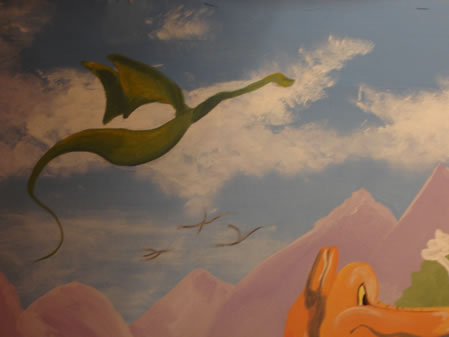 Flying Dragon Mural