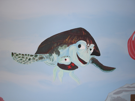 Crush - Finding Nemo Mural